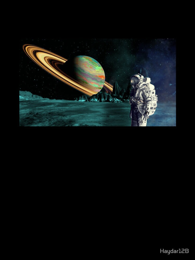 astronaut on Saturn by Haydar12B T-Shirts, Hoodie, Sweatshirt | BlankRebels.com (Image 3)
