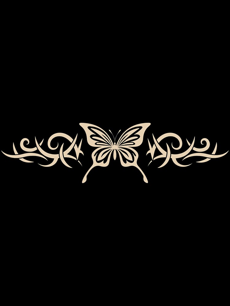 Brown Butterfly Tattoo Fairycore Dark Grunge y2k Aesthetic by smoothcricketer T-Shirts, Hoodie, Sweatshirt (Image 3)