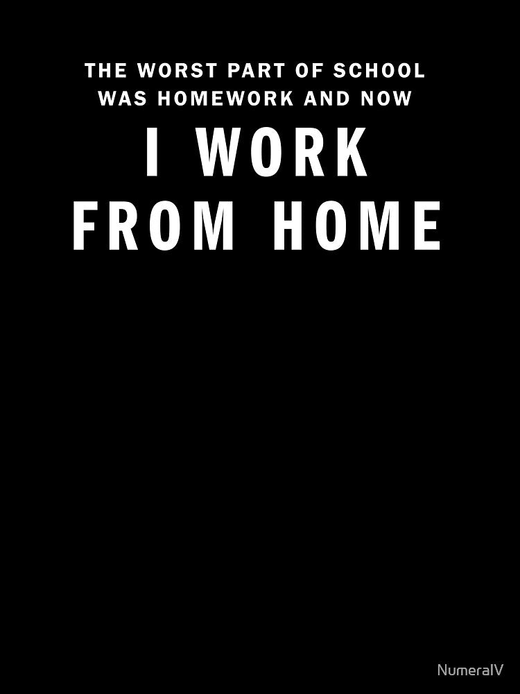 Now I Work from Home by NumeralV T-Shirts, Hoodie, Sweatshirt | BlankRebels.com (Image 3)