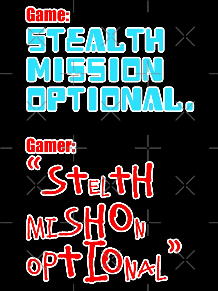 Stealth Mission Optional by JoseloRochaArt T-Shirts, Hoodie, Sweatshirt | BlankRebels.com (Image 3)