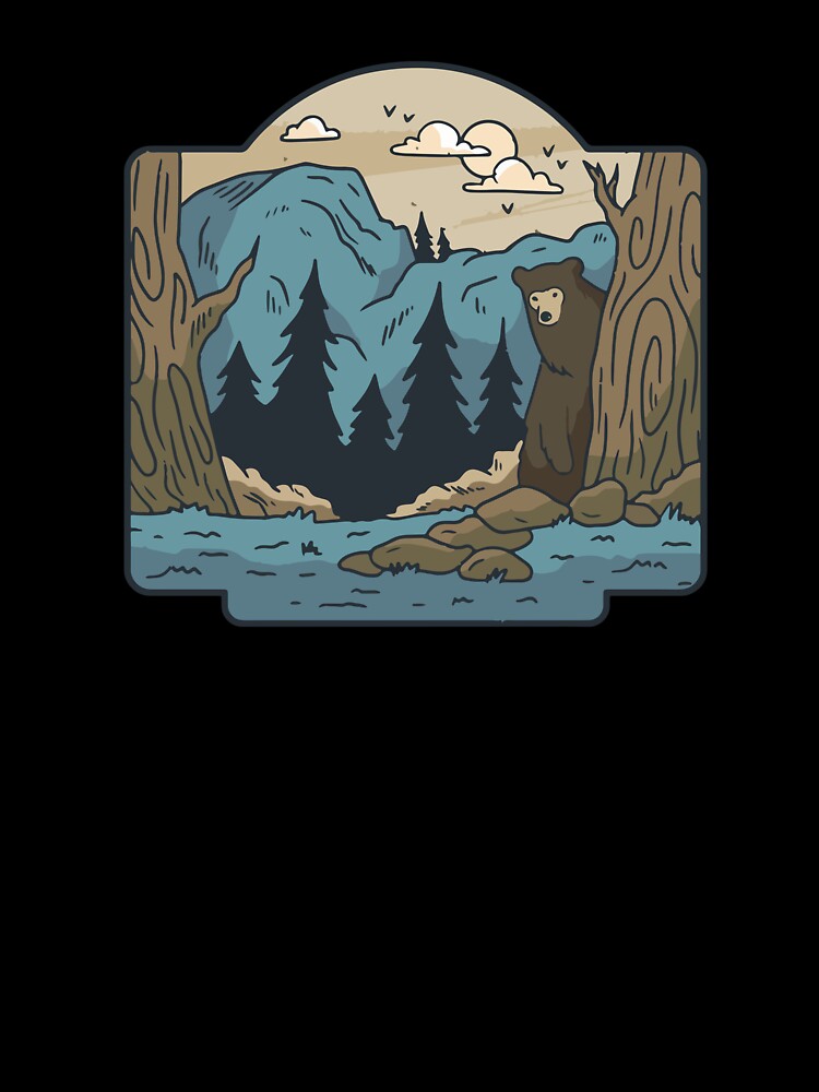 bear mountain by zaher97 T-Shirts, Hoodie, Sweatshirt | BlankRebels.com (Image 3)