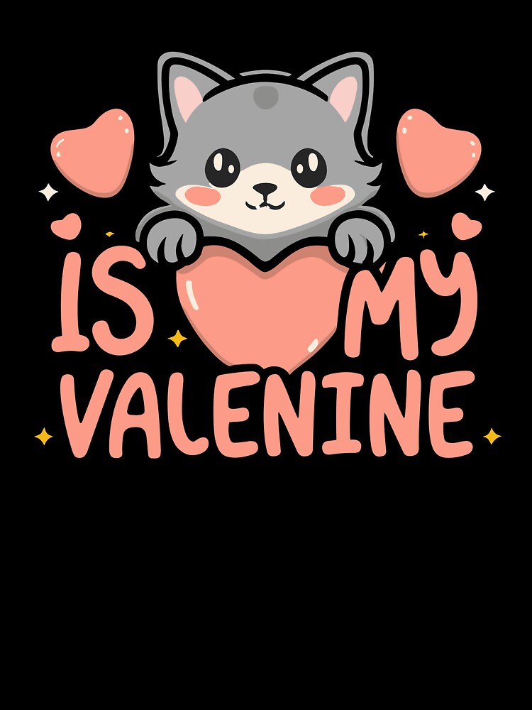 my cat is my valentine day by YIM11 T-Shirts, Hoodie, Sweatshirt | BlankRebels.com (Image 3)
