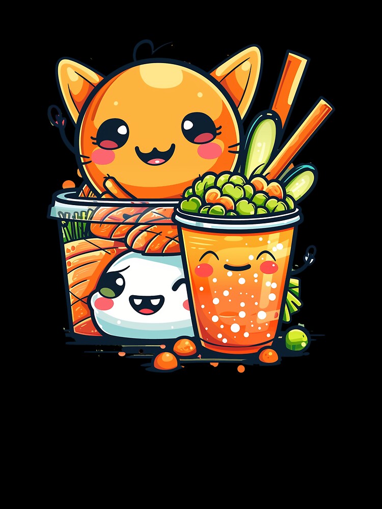 Kawai Food Box T-Shirts, Hoodie, Sweatshirt