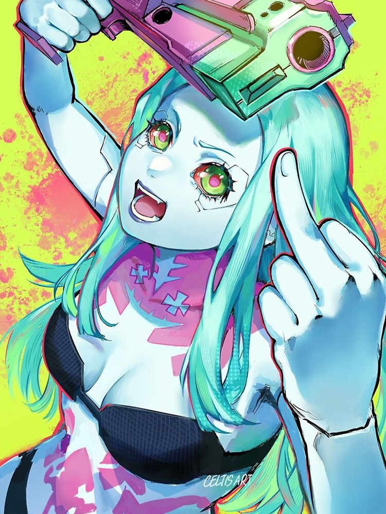 rebecca cyberpunk by DanaMechaela