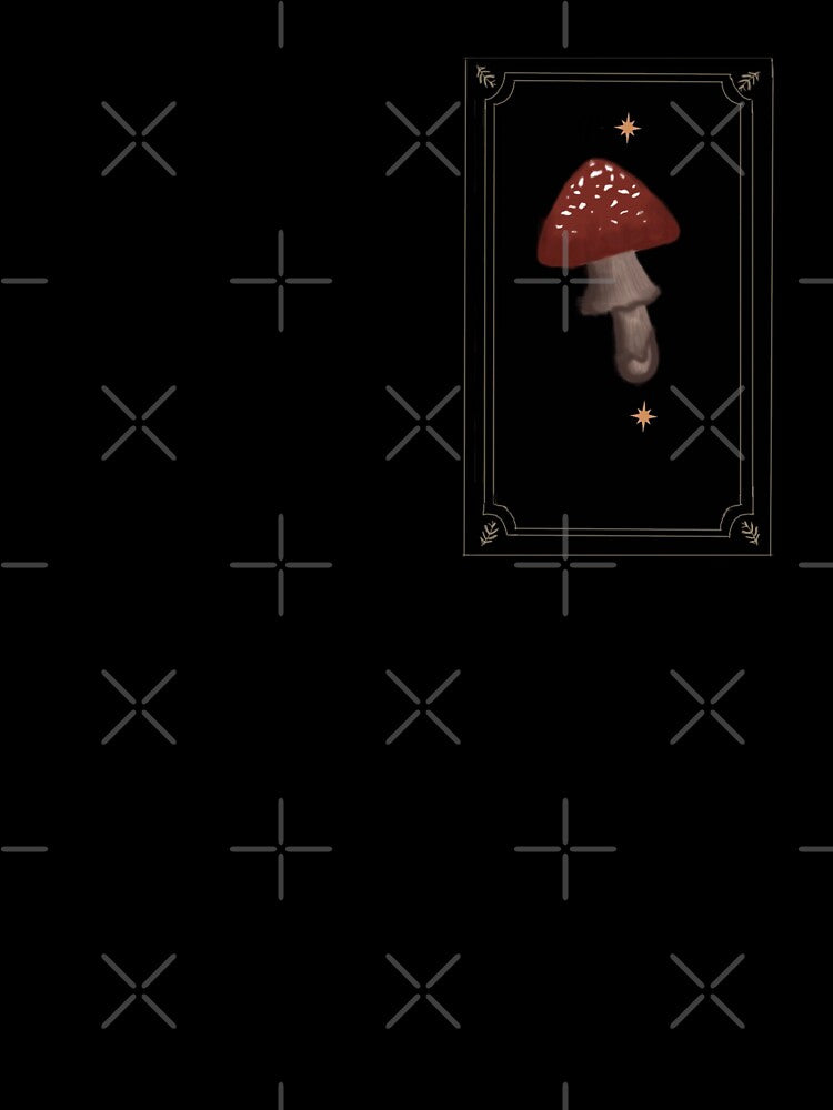 Red Mushroom Design:Dark Academia by hannahm413 T-Shirts, Hoodie, Sweatshirt | BlankRebels.com (Image 3)