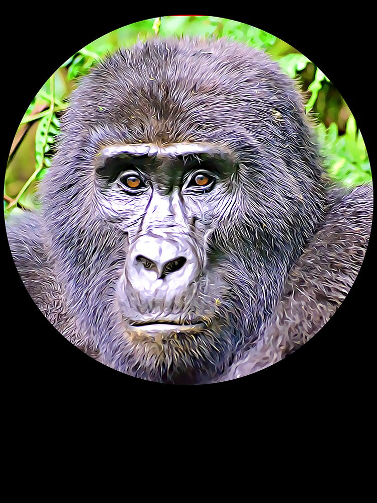 Mountain Gorilla Portrait by RevolutionInPaint T-Shirts, Hoodie, Sweatshirt | BlankRebels.com (Image 3)