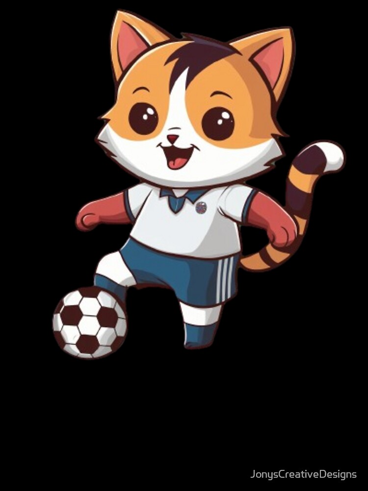 footballer cat by JonysCreativeDesigns