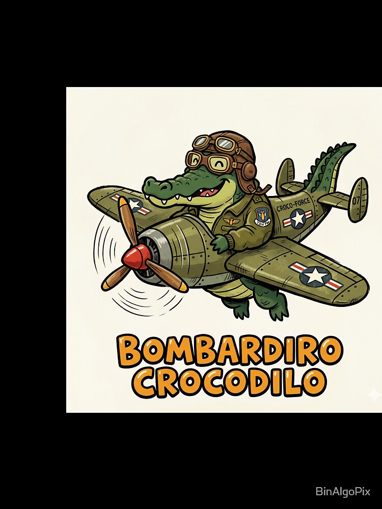 Bombardiro Crocodilo Cartoon | Italian Brainrot Viral Meme by BinAlgoPix