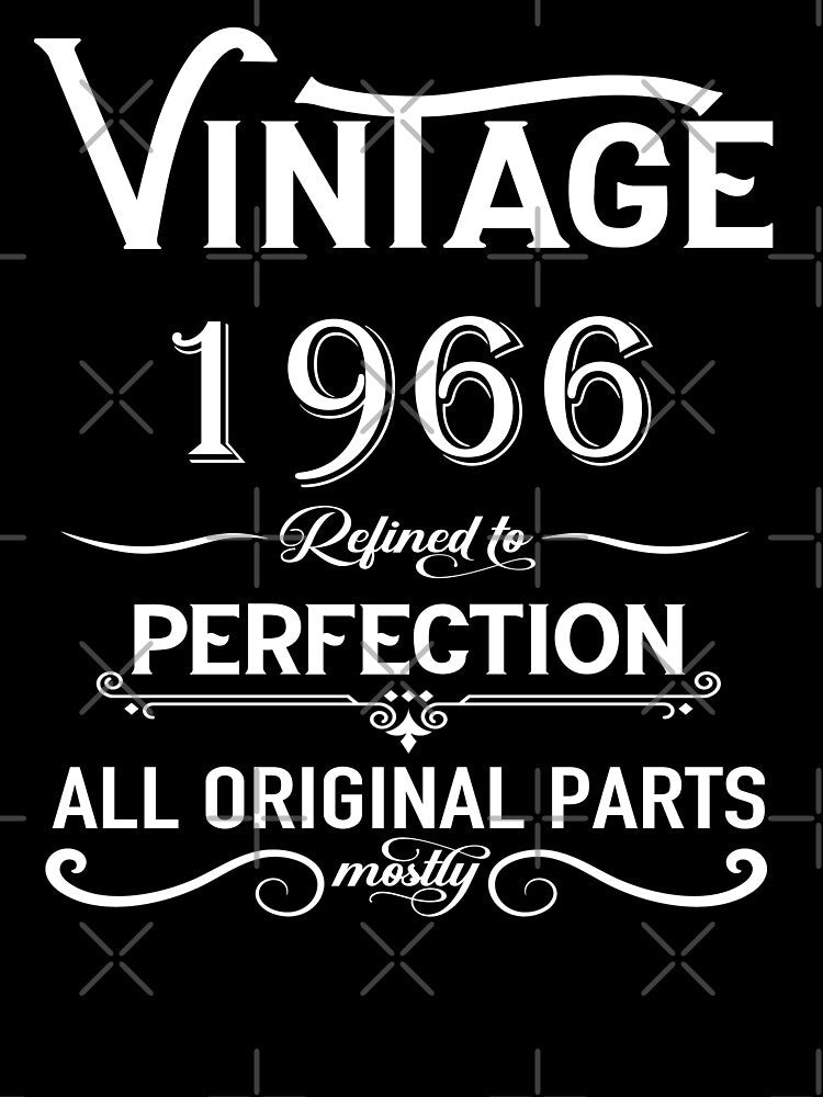 Born in 1966 vintage funny 60th birthday gift by Alexaltay T-Shirts, Hoodie, Sweatshirt | BlankRebels.com (Image 3)