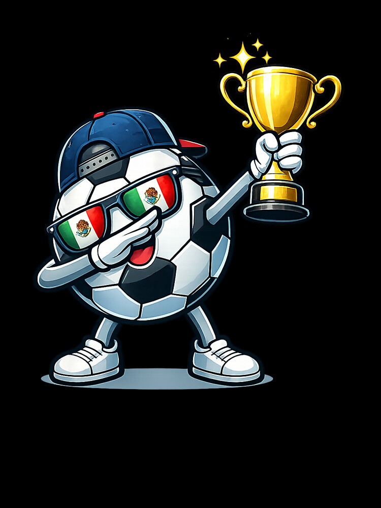 Dabbing Soccer mexico Ball Football Funny Graphic by QuiteOrbit
