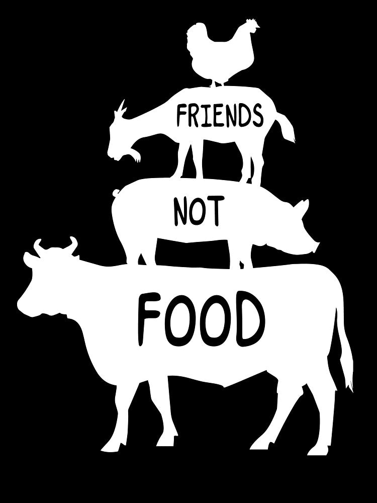 Friends not food T Shirt by BestShop2010 Hoodie, Sweatshirt | BlankRebels.com (Image 3)