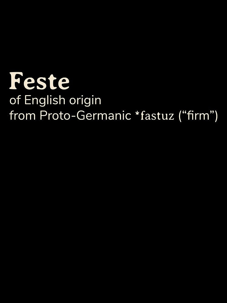Feste name etymology by YourNameStory T-Shirts, Hoodie, Sweatshirt | BlankRebels.com (Image 3)