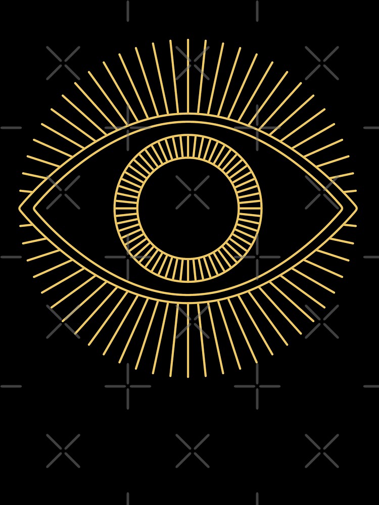 Boho Gold All Seeing Eye by BitsndPieces T-Shirts, Hoodie, Sweatshirt | BlankRebels.com (Image 3)