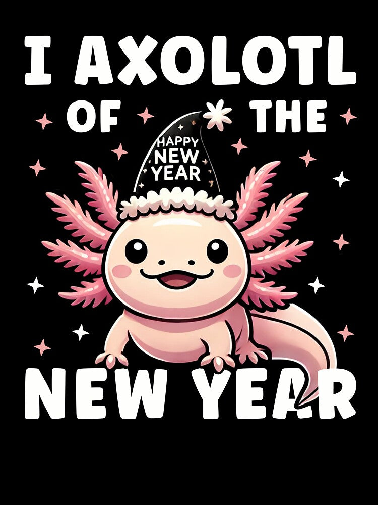 New Year 2025 Axolotl Funny New Years Eve by BlueBerry-Pengu T-Shirts, Hoodie, Sweatshirt | BlankRebels.com (Image 3)