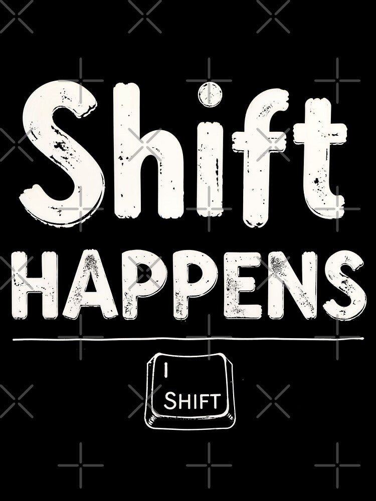 Shift Happens Funny Keyboard Design for Coders by MindM T-Shirts, Hoodie, Sweatshirt | BlankRebels.com (Image 3)