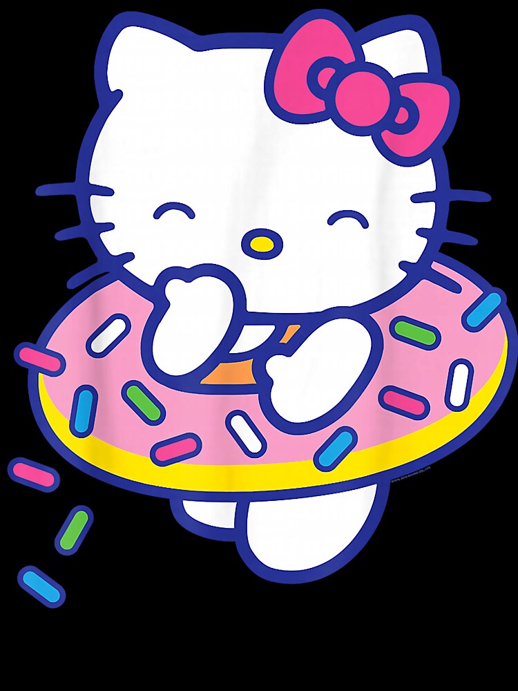 Hello Kitty Donut Sprinkles Floaty Summer Swimming T Shirt by gerald01020