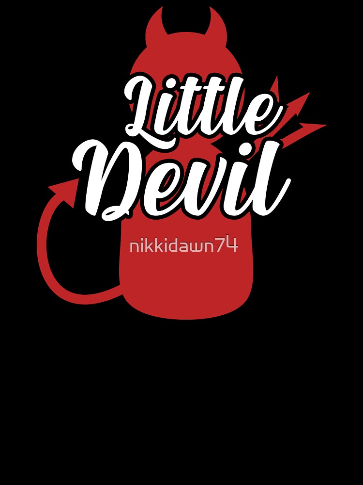 Little Devil Scary Funny Halloween Costume design by nikkidawn74 T-Shirts, Hoodie, Sweatshirt | BlankRebels.com (Image 3)