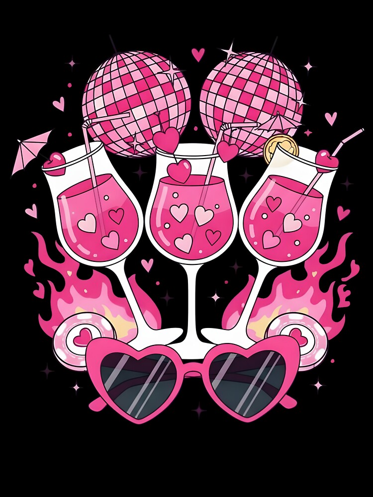 Valentine Disco Ball Valentines Vibes by KroghDs T-Shirts, Hoodie, Sweatshirt | BlankRebels.com (Image 3)