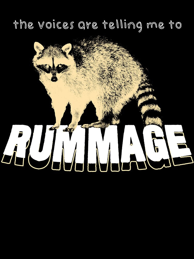 Rummage Raccoon by VintageMedatsu T-Shirts, Hoodie, Sweatshirt | BlankRebels.com (Image 3)