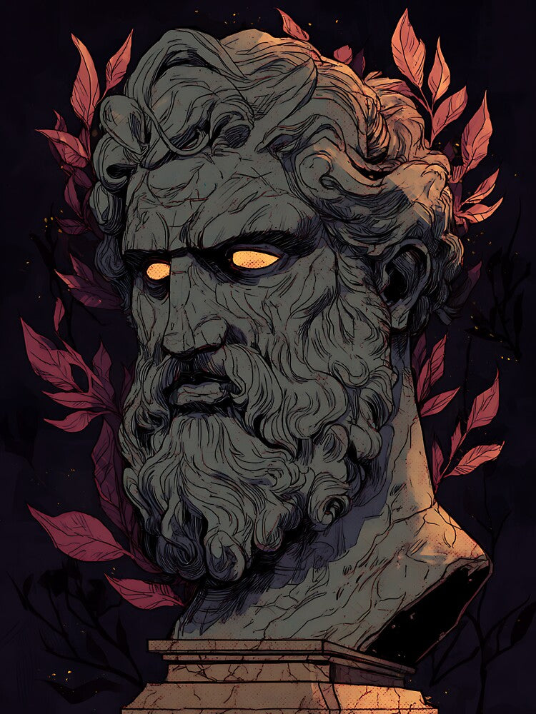 Dark Academia Art: Classical Ancient Greek Bust by bapupa T-Shirts, Hoodie, Sweatshirt | BlankRebels.com (Image 3)