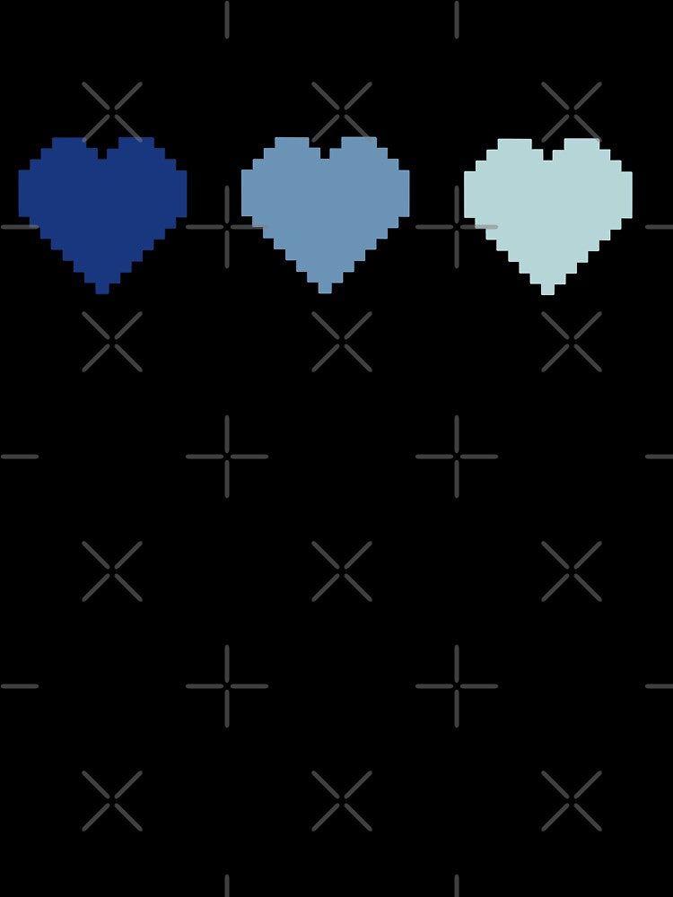 My blue fading heart by VZORY