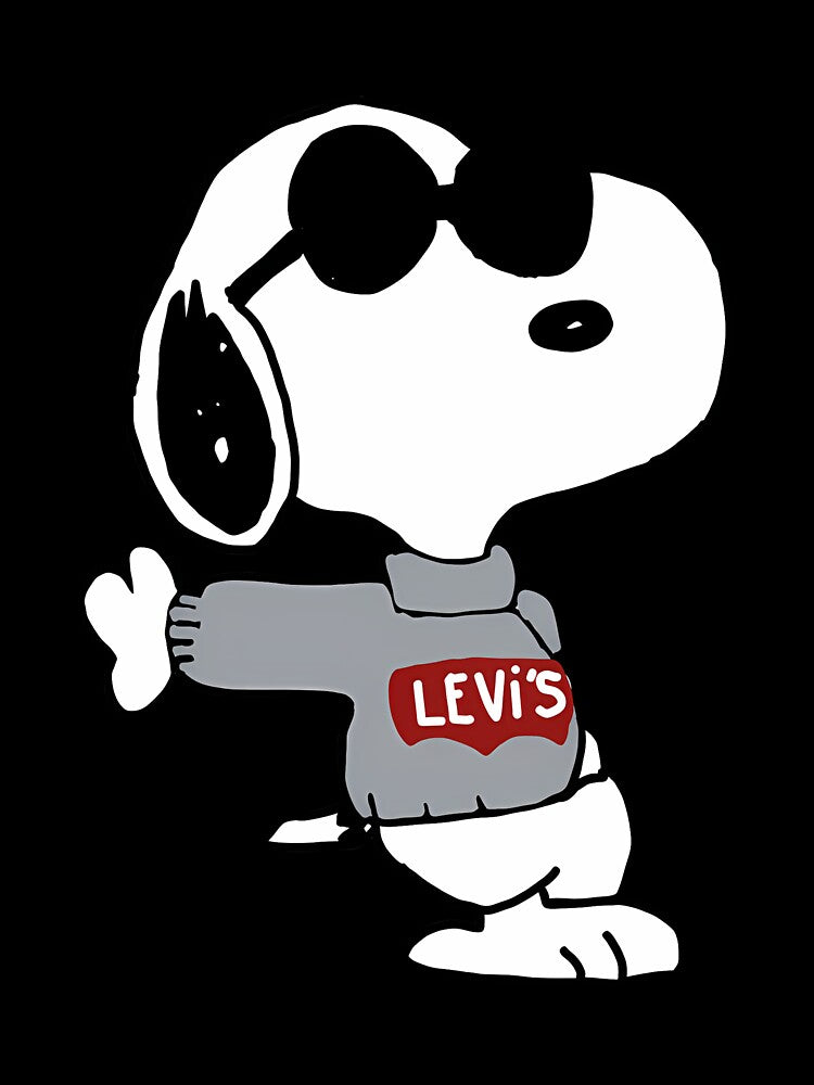 Cool Snoopy Levis Logo by Morphologiona