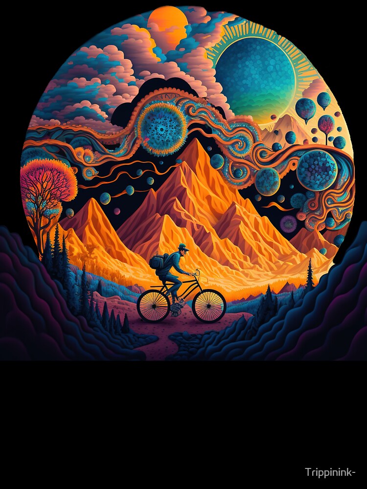 Bicycle Day 1943 Bubble Psychedelic Art T-Shirts, Hoodie, Sweatshirt
