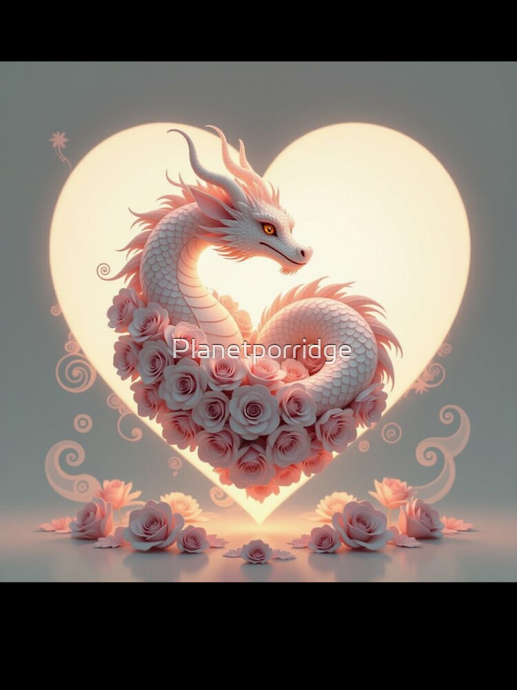 Dragon With Heart by Planetporridge T-Shirts, Hoodie, Sweatshirt | BlankRebels.com (Image 3)