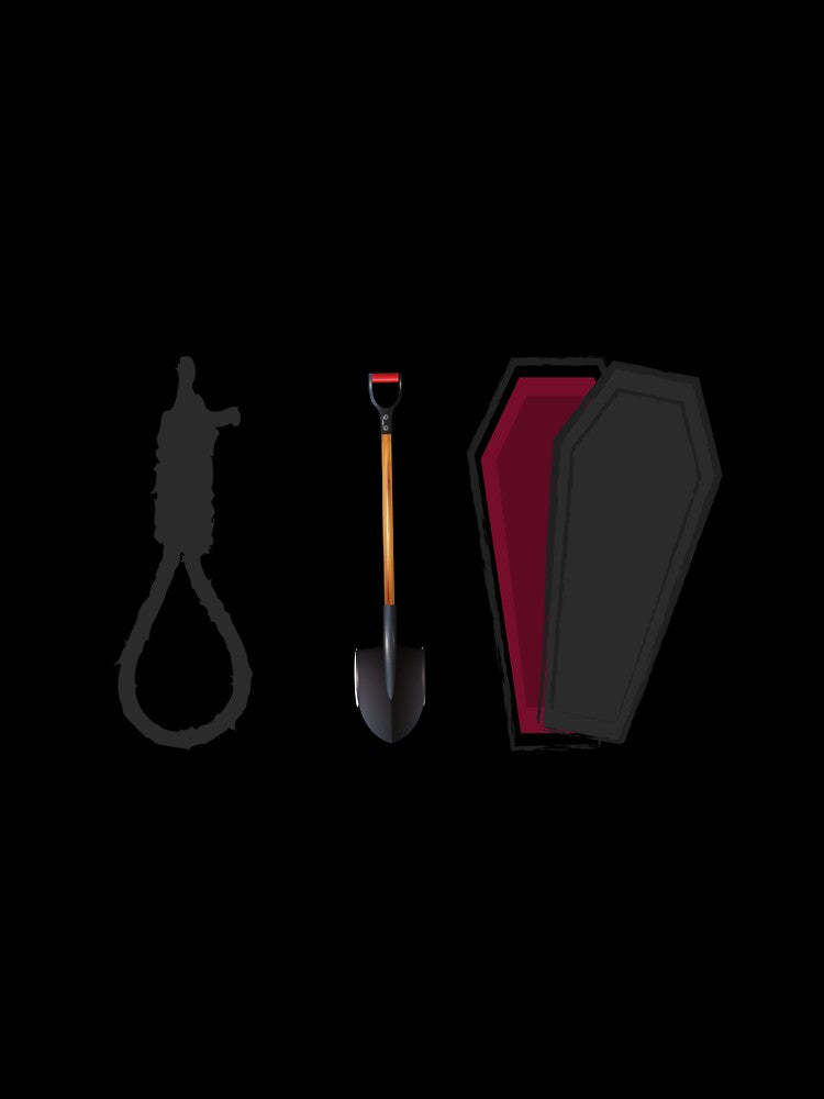Rope Shovel Coffin by creatinginlove