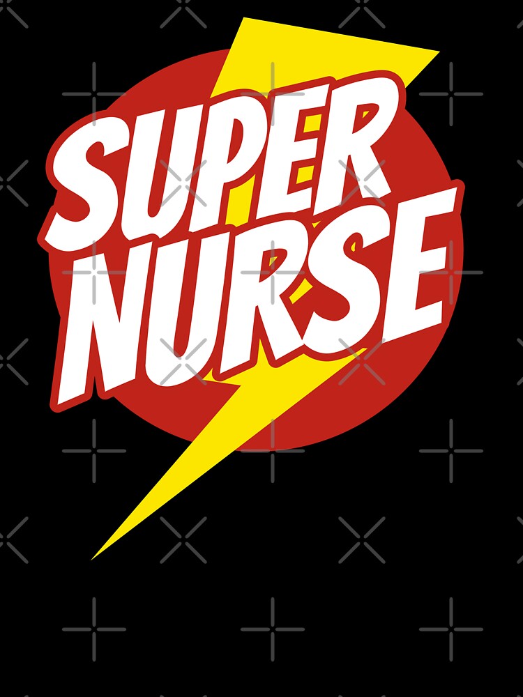 Super Nurse - Funny Nursing Superhero - Lightning Edition by isstgeschichte T-Shirts, Hoodie, Sweatshirt (Image 3)
