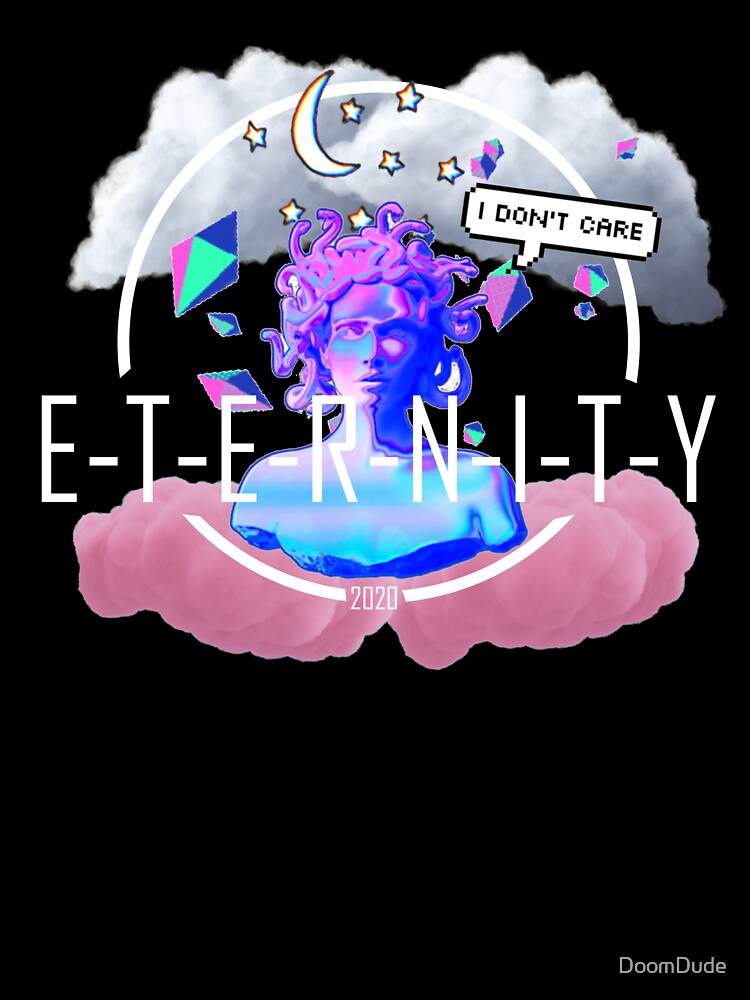 ETERNITY vaporwave aesthetic by DoomDude T-Shirts, Hoodie, Sweatshirt | BlankRebels.com (Image 3)