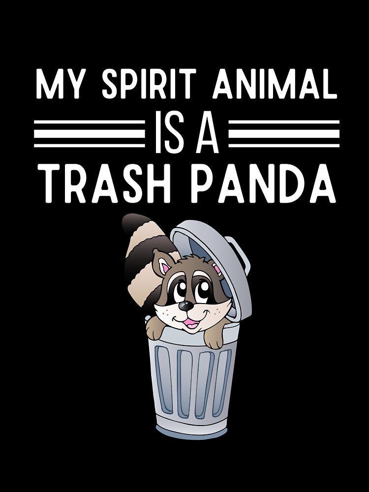 My Spirit Animal Is Trash Panda Shirt Funny Raccoon Lover Spirit Animal T-Shirts, Hoodie, Sweatshirt