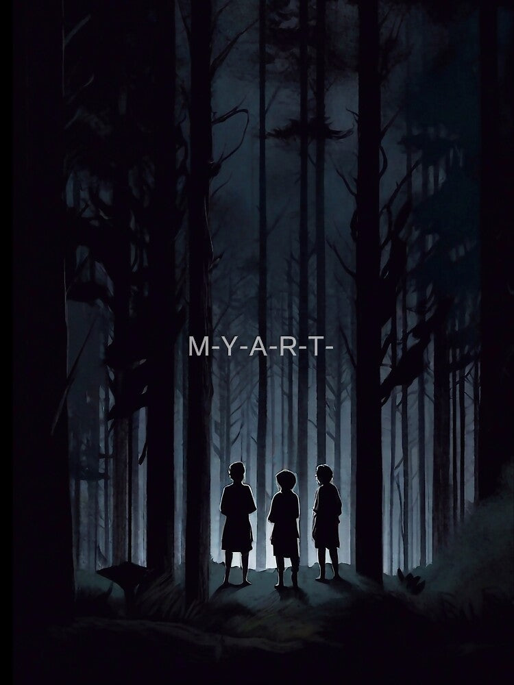 Dark light in a pine forest by M-Y-A-R-T- T-Shirts, Hoodie, Sweatshirt | BlankRebels.com (Image 3)