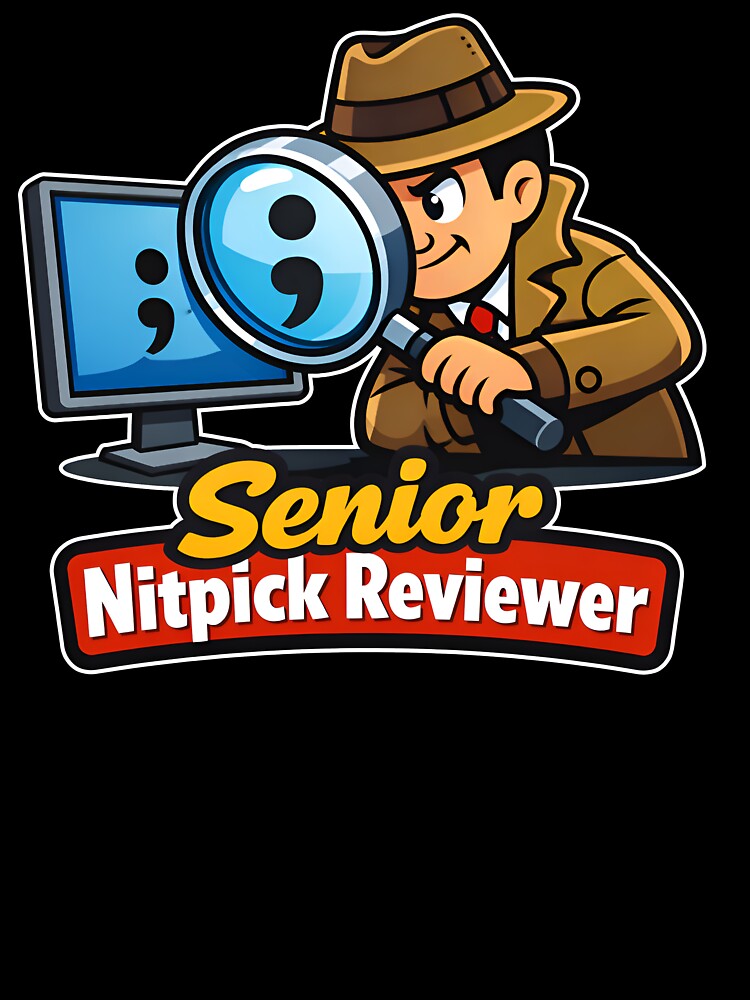 Senior Nitpick Reviewer Funny Pull Request Humor by Zenith Design T-Shirts, Hoodie, Sweatshirt | BlankRebels.com (Image 3)