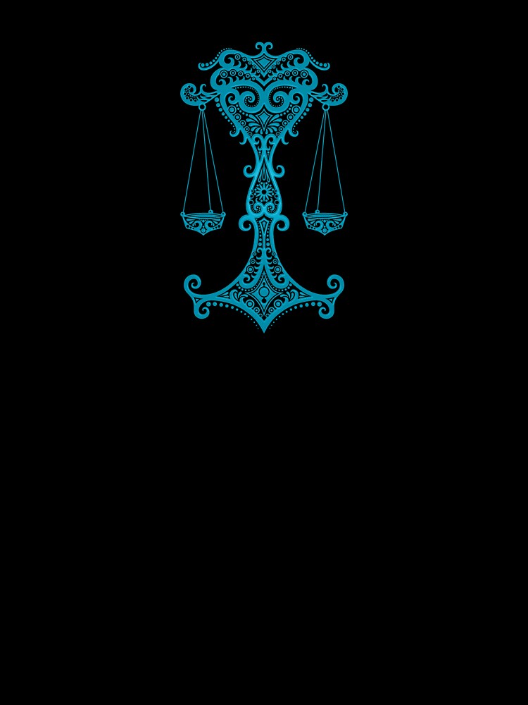 Blue Libra Zodiac Sign in the Stars by JeffBartels T-Shirts, Hoodie, Sweatshirt | BlankRebels.com (Image 3)