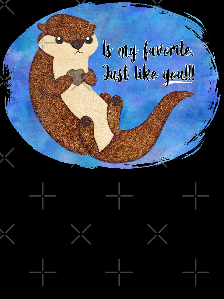Otter Favorite Heart Rock by ViolaVixi T-Shirts, Hoodie, Sweatshirt | BlankRebels.com (Image 3)