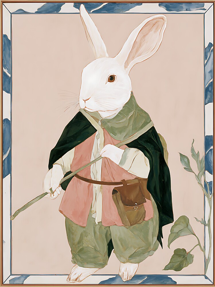 Cozy Cottagecore Rabbit by bapupa T-Shirts, Hoodie, Sweatshirt | BlankRebels.com (Image 3)
