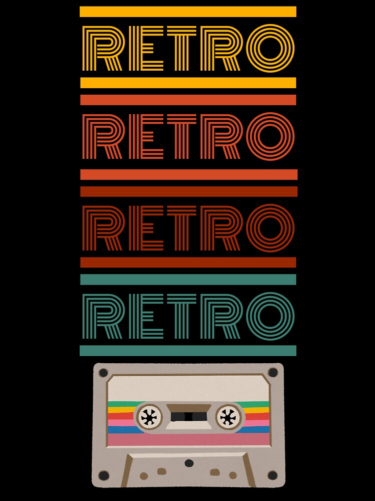 Retro Cassette 90s Lover - Apparel design by TheArtistOf2022 T-Shirts, Hoodie, Sweatshirt | BlankRebels.com (Image 3)
