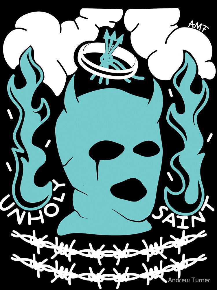 Unholy Saint Illustration by and-rewturner T-Shirts, Hoodie, Sweatshirt | BlankRebels.com (Image 3)