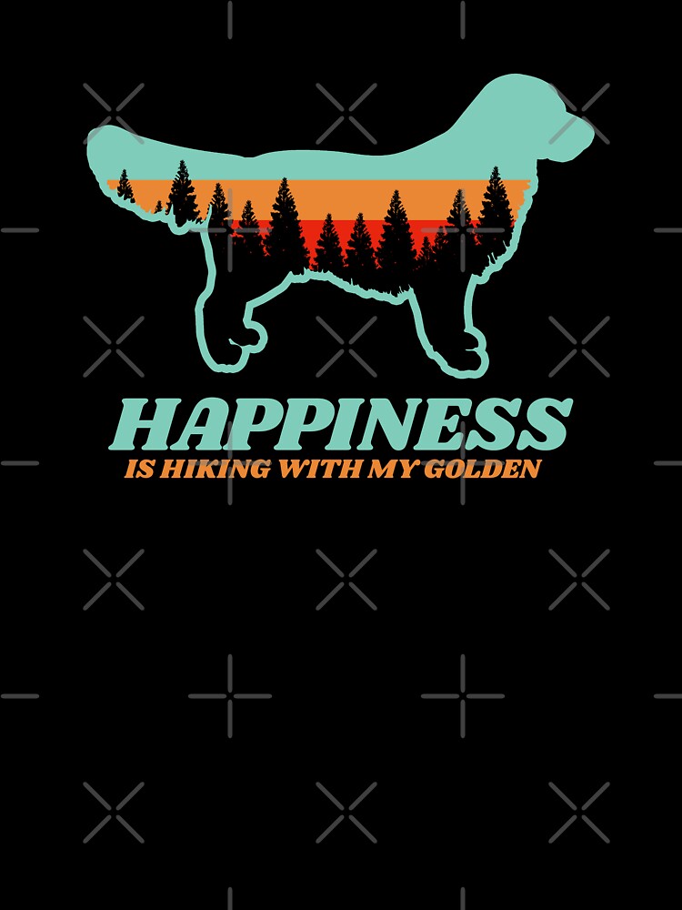 Happiness Is Hiking With My Golden Retriever Gift by Guarddogdrive T-Shirts, Hoodie, Sweatshirt | BlankRebels.com (Image 3)