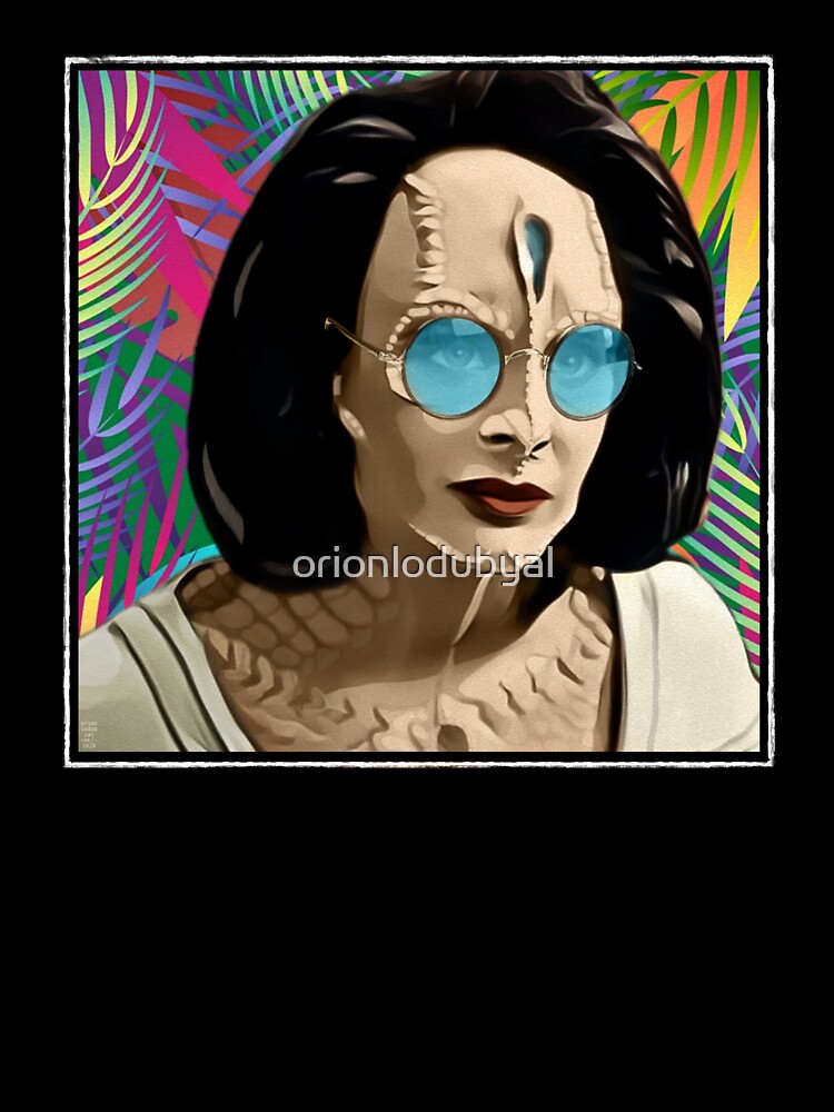 Murder Lizard Revolutionary on Tropical Vacation Sci-Fi Parody by orionlodubyal T-Shirts, Hoodie, Sweatshirt (Image 3)