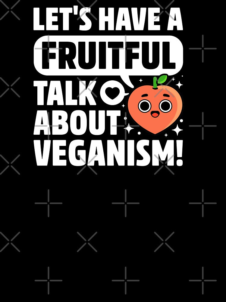 Fruitful Talk About Veganism - Fruit Pun - Cute Peach by Gudland T-Shirts, Hoodie, Sweatshirt | BlankRebels.com (Image 3)
