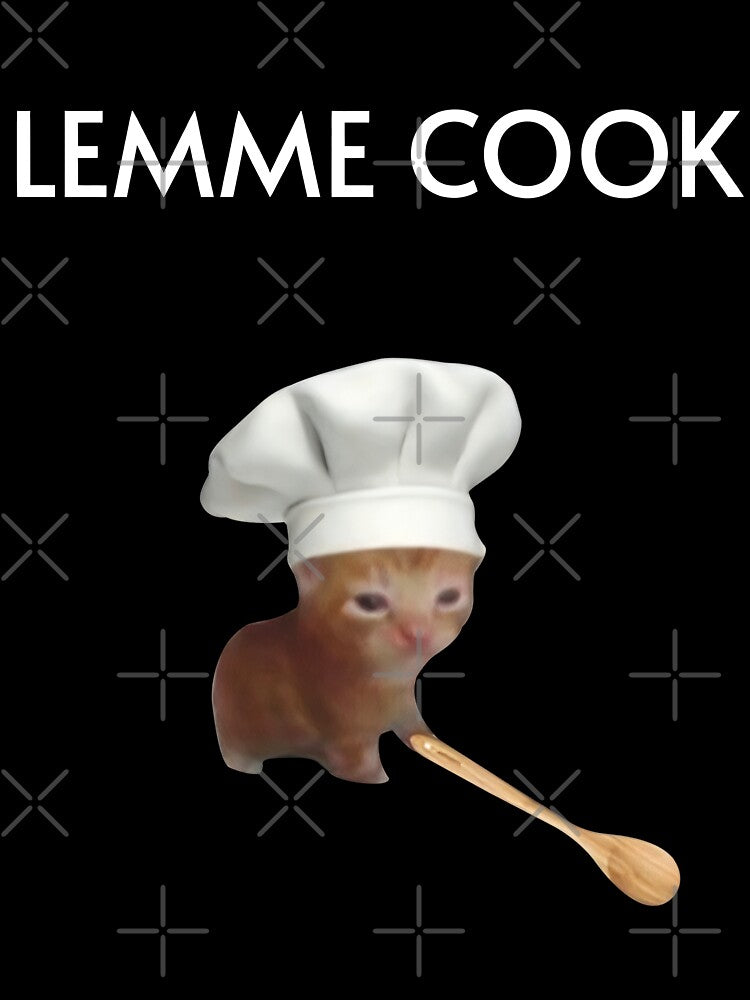 Chef Kitten Meme Lemme Cook by NF Designs Studio DTF T-Shirts, Hoodie, Sweatshirt | BlankRebels.com (Image 3)