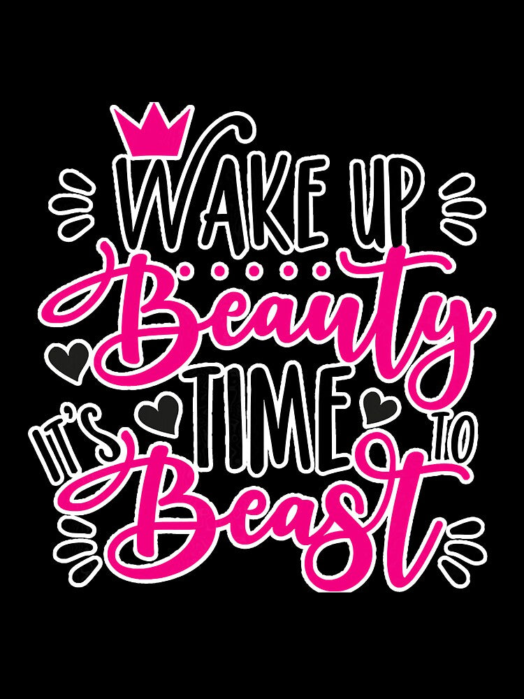Wake Up Beauty Gym Fitness Workout by BundlerVq T-Shirts, Hoodie, Sweatshirt | BlankRebels.com (Image 3)