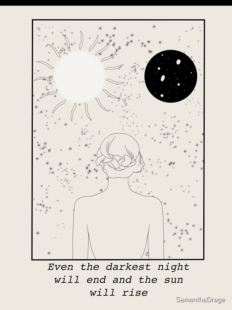 Minimal Dark Academia Starry Night Poster by SamanthaDrage T-Shirts, Hoodie, Sweatshirt | BlankRebels.com (Image 3)