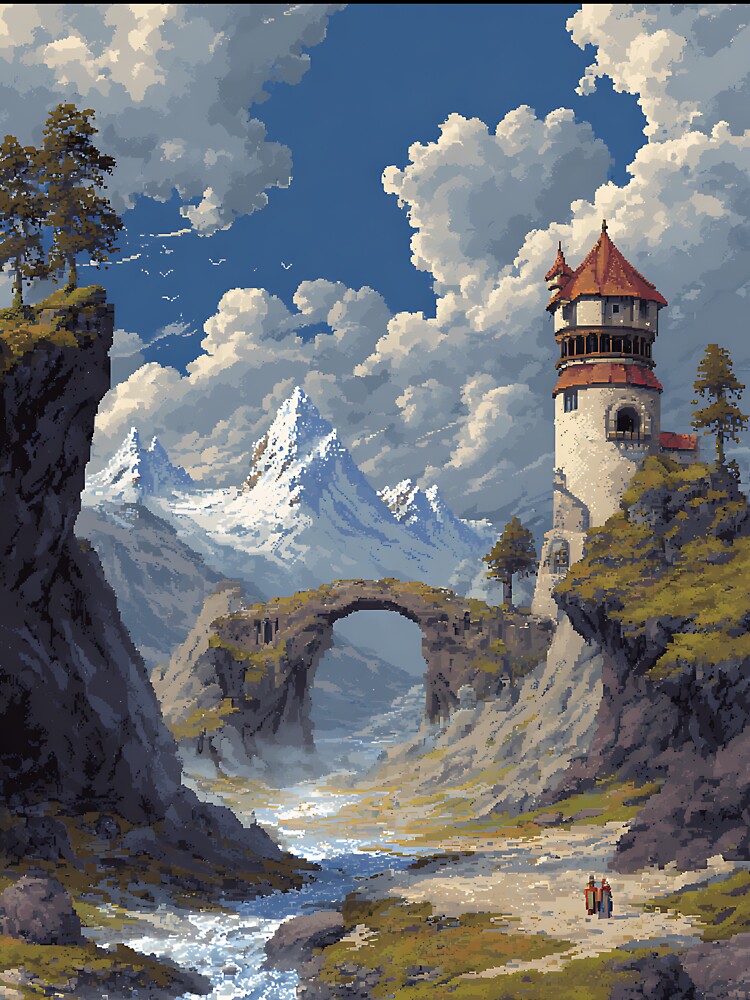 Magical Pixel Art Fantasy by bapupa T-Shirts, Hoodie, Sweatshirt | BlankRebels.com (Image 3)