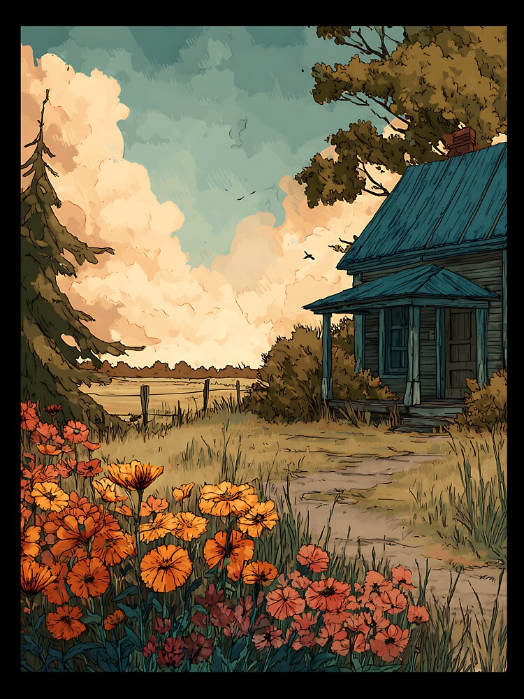 Pastoral Cottagecore Art by bapupa T-Shirts, Hoodie, Sweatshirt | BlankRebels.com (Image 3)