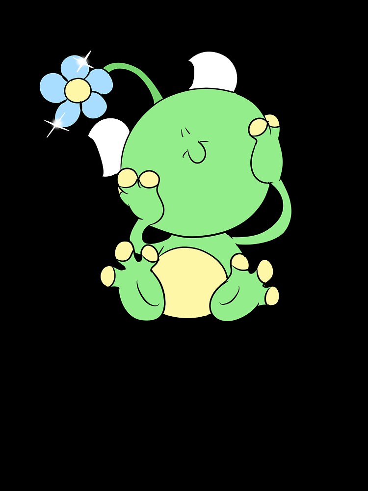 Flower Frog (blue) by gross-girl99