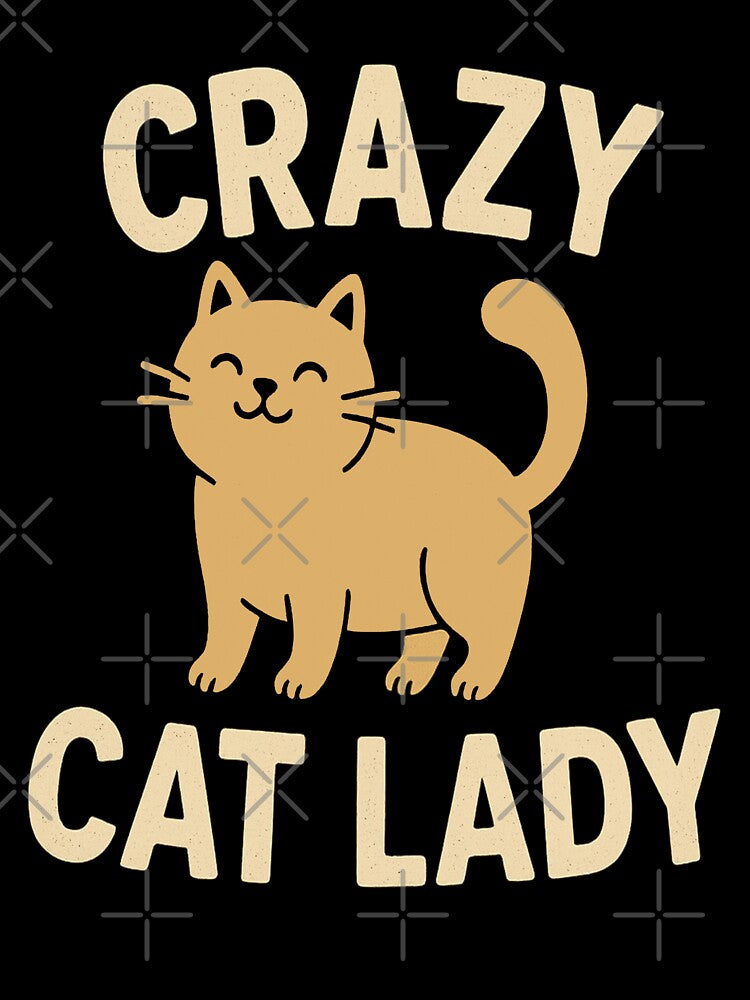 Crazy Cat Lady – Cute Retro Cat Lover Design by VinCut T-Shirts, Hoodie, Sweatshirt | BlankRebels.com (Image 3)