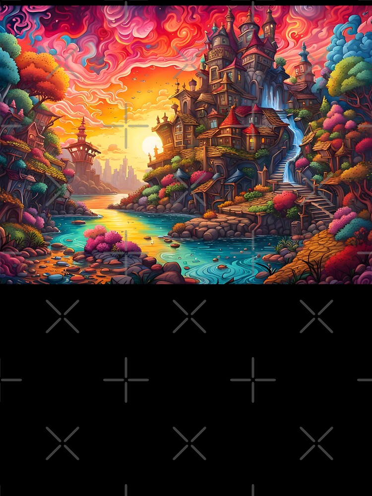 Fantasy Village by HofTao T-Shirts, Hoodie, Sweatshirt | BlankRebels.com (Image 3)